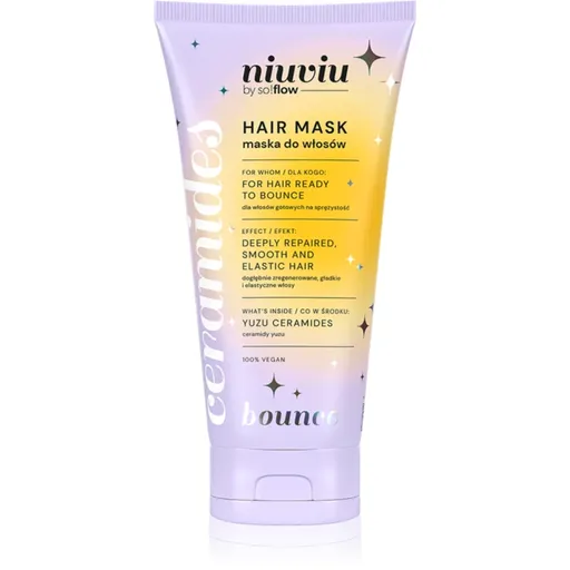 so!flow BOUNCE Hair Mask With Ceramides masca pentru păr creț 200 ml