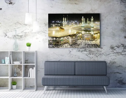 Tablou decorativ, WY109 (70 x 100), Lemn, Multicolor