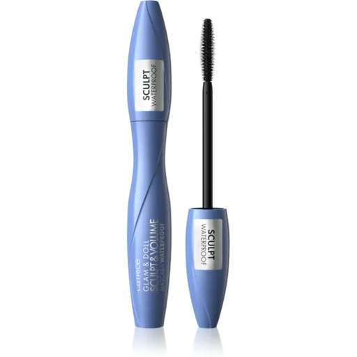 Catrice Glam & Doll Sculpt & Volume mascara rezistent la apă pentru curbare și volum neagră 10 ml