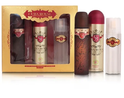 Cuba Royal - EDT 100 ml + deodorant spray 200 ml + aftershave 100 ml