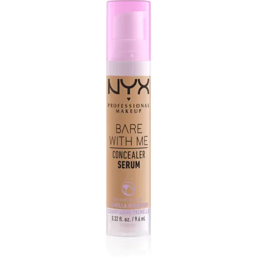 NYX Professional Makeup Bare With Me Concealer Serum hidratant anticearcan 2 in 1 culoare 07 Medium 9,6 ml