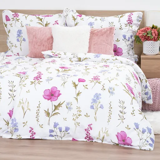 Lenjerie de pat din muselină 4Home WildflowerHarmony , 140 x 220 cm, 70 x 90 cm, 140 x 220 cm, 70 x 90 cm