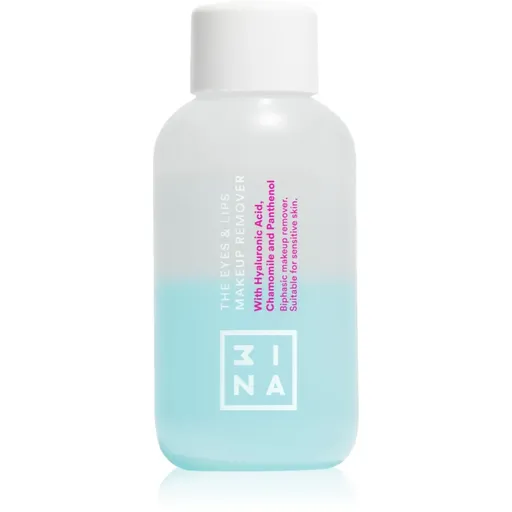 3INA Skincare The Eyes & Lips Makeup Remover două faze pentru îndepărtarea machiajului de pe ochi și buze 50 ml