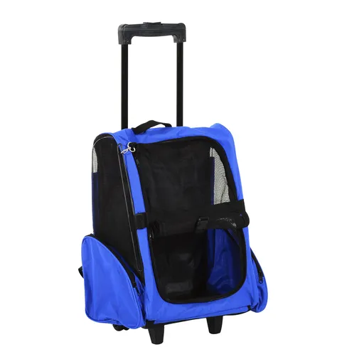 Rucsac transport animale mici PawHut, rezistent la apa, maner telescopic 36x30x49 | Aosom Romania