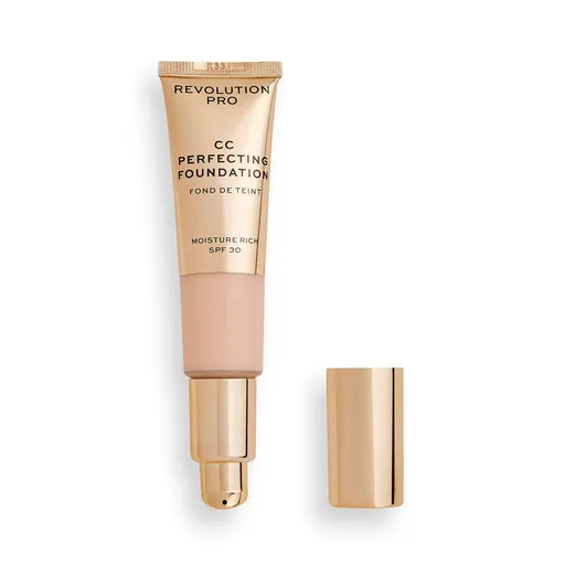 Revolution PRO Machiaj multifuncțional pentru piele uscată până la mixtă SPF 30 CC Cream Perfecting Foundation 26 ml F5