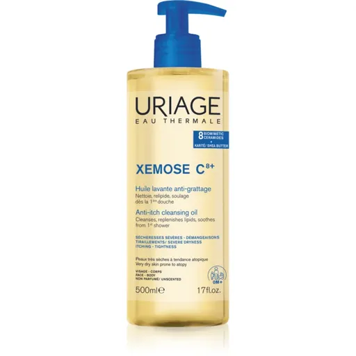 Uriage Xemose C8+ Anti-Itch Cleansing Oil ulei calmant pentru curatare pentru piele uscată, cu tendință la eczeme 500 ml