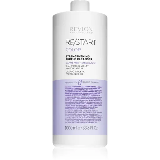 Revlon Professional Re/Start Color sampon violet pentru parul blond cu suvite Purple Cleanser 1000 ml