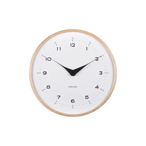 Karlsson 5995WH ceas de perete design alb,diametru 30 cm, alb