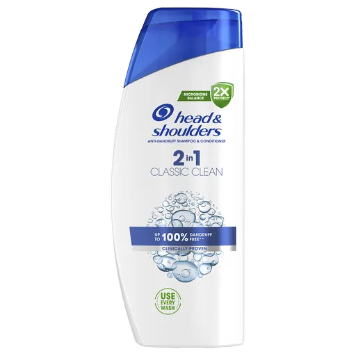 Head and Shoulders Șampon și balsam 2in1 Classic Clean (Anti-Dandruff Shampoo & Conditioner) 625 ml