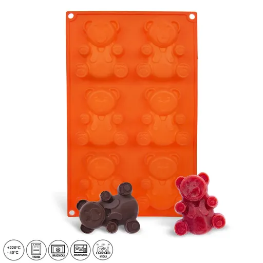 Formă din silicon pentru ursuleți de gumă