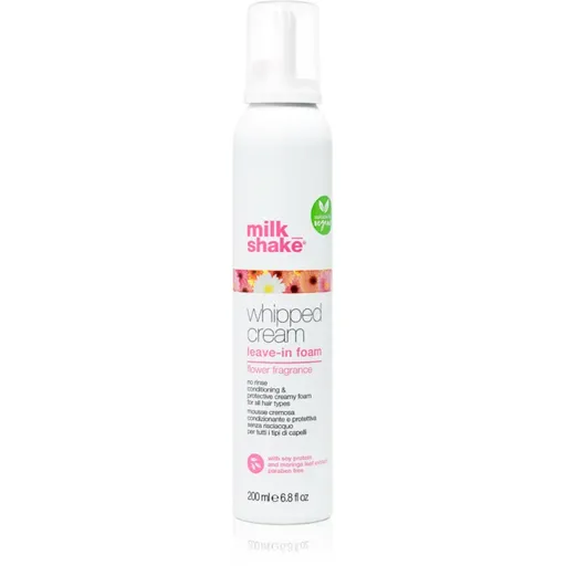 milk_shake® Leave-in Treatments Whipped Cream tratament de hidratare fara clatire pentru păr vopsit Flower Fragrance 200 ml