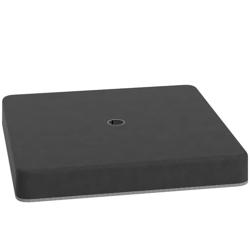 Outsunny Greutăți de bază pentru suport de umbrelă de soare, Impermeabil, umplut cu nisip, Plastic, 89L x 89B x 10,5Î cm, Negru | Aosom Romania