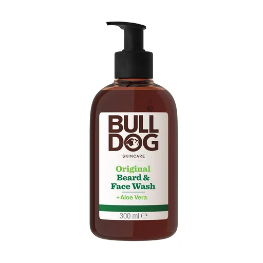 Bulldog Gel de spălare pentru barbă și față Original (Beard and Face Wash 2v1) 300 ml