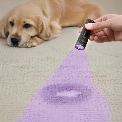 Detector de urină cu LED