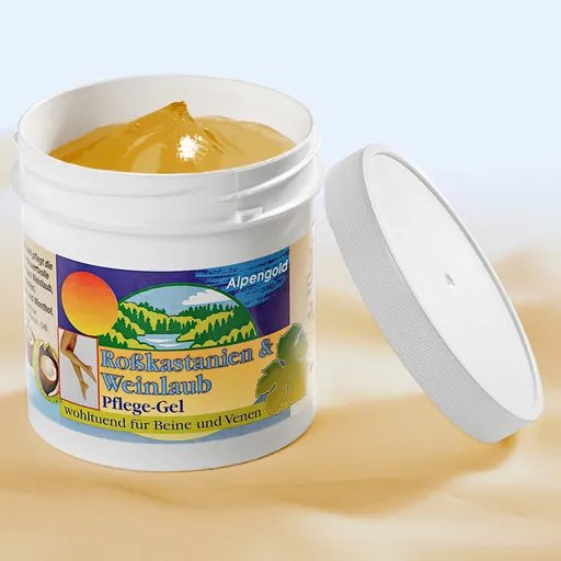 Gel cu extract din castan și viță-de-vie