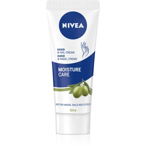 NIVEA Moisture Care Olive cremă hidratantă pentru mâini și unghii 75 ml