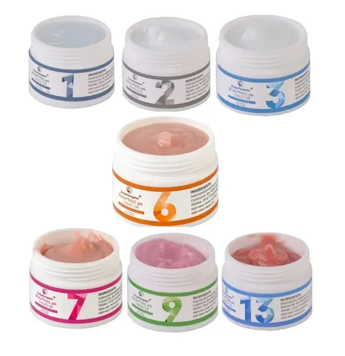 Set Gel Constructie Uv FSM - 50ml - TPO Free - 01, 02, 03, 06, 07, 09, 13