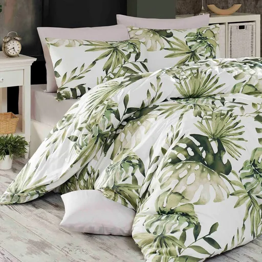 BedTex Lenjerie de pat din bumbac Botanic, 150 x 200 cm, 50 x 60 cm, 150 x 200 cm, 50 x 60 cm