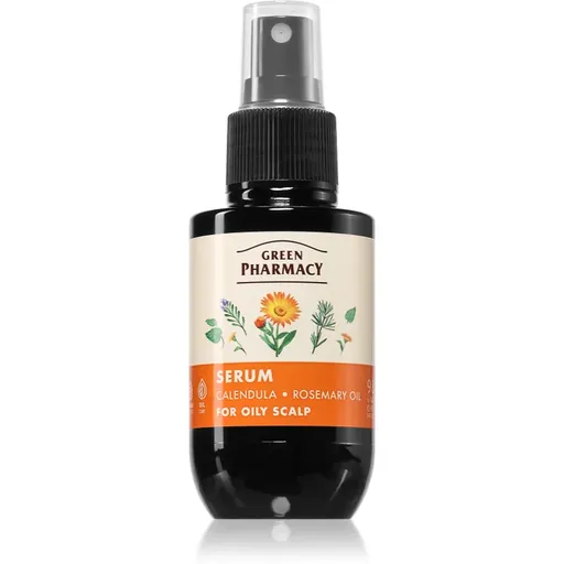 Green Pharmacy Calendula & Rosemary Serum ser pentru par gras 100 ml