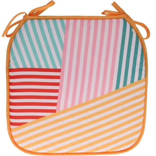 Pernă de șezut portocaliu, 38 x 38 cm