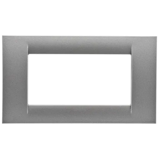 Rama ornament 4 module Gewiss System Virna GW22284, titan