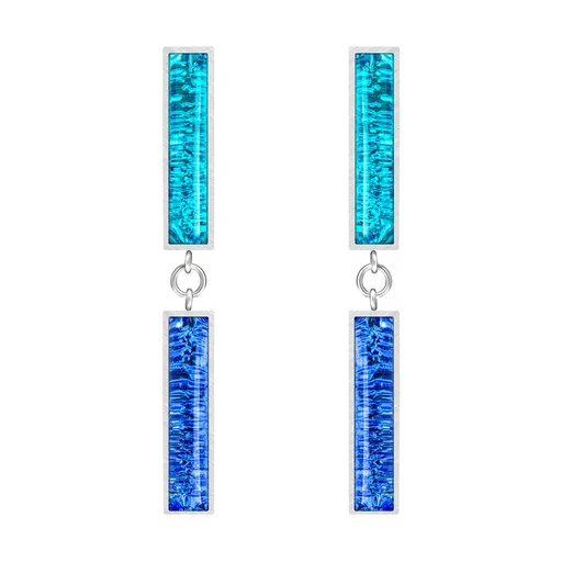 Preciosa Cercei de lux Desire din oțel cu cristal ceh Preciosa 7425 72