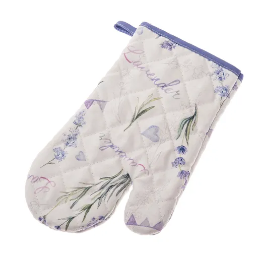 Mănușă de bucătărie impermeabilă Lavandă, 17 x 27 cm