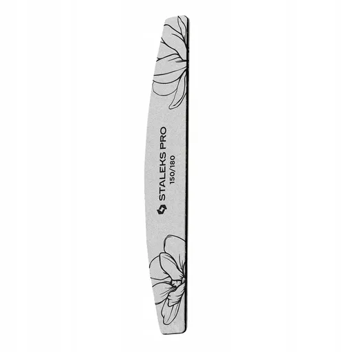 STALEKS Pilă minerală de unghii Expert 40 150/180 (Crescent Mineral Nail File) 25 buc
