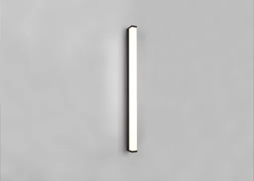 Aplica de perete Fabio, TRIO, 80x3.8 cm, 12W, 1x SMD, metal, negru mat