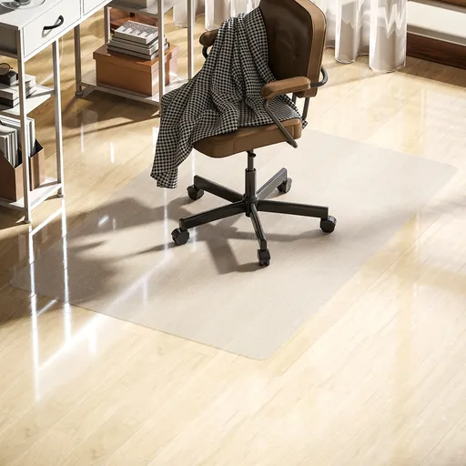 HOMCOM Covoraș Transparent din Plastic pentru Scaun de Birou, 100x150 cm | Aosom Romania