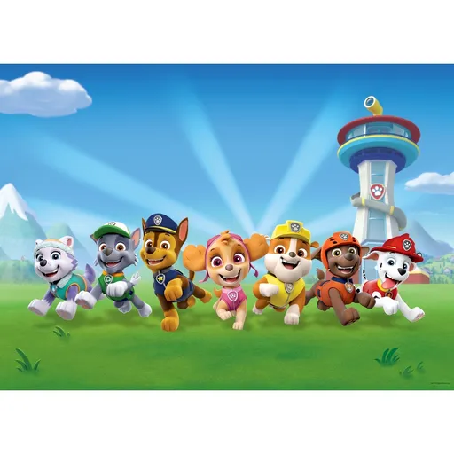 Foto-tapet copii Paw Patrol  252 x 182 cm, 4 piese