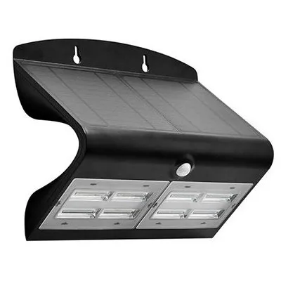 Lampa LED solara 6.8W 4000K alb neutru negru V-TAC SKU-8279
