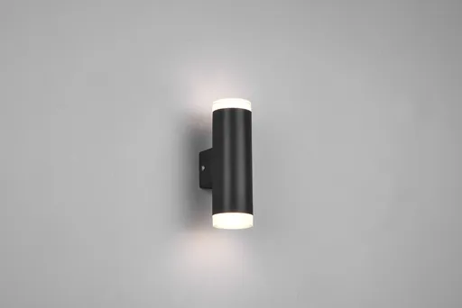 Aplica de perete Ray, TRIO, 5.2x8x16.6 cm, 4W, 2x SMD, plastic, negru mat