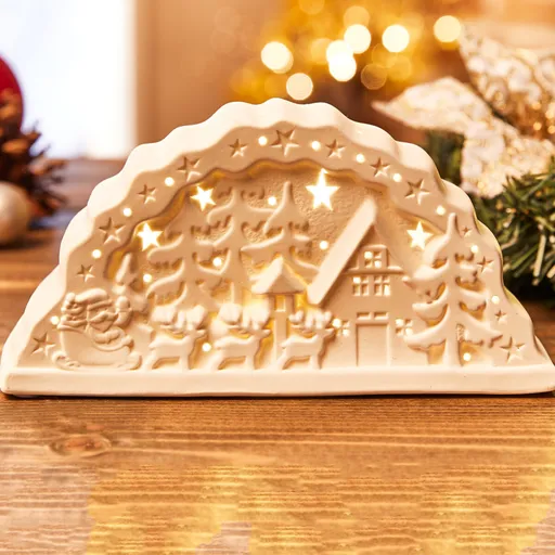 Arc ceramic cu lumină LED