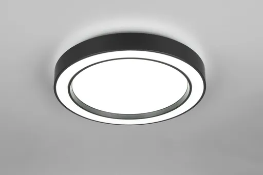 Plafoniera Arco, RL, 40x7.5 cm, 22W, 1x SMD, plastic, negru mat