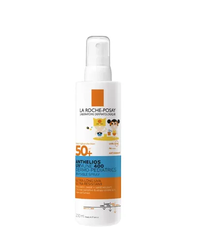 La Roche Posay Spray protector ultraușor pentru copii SPF 50 Anthelios (Invisible Spray) 200 ml