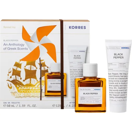 Korres Black Pepper set cadou pentru bărbați