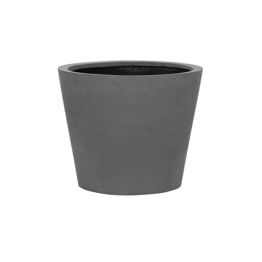 Pottery Pots Jardiniera cu găleată, culoare gri, dimensiuni multiple - PotteryPots Mărime: M - v. 50 cm, ⌀ 58 cm