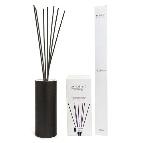 Millefiori Milano Difuzor din lemn Air Design Cylinder 7 bețișoare maro