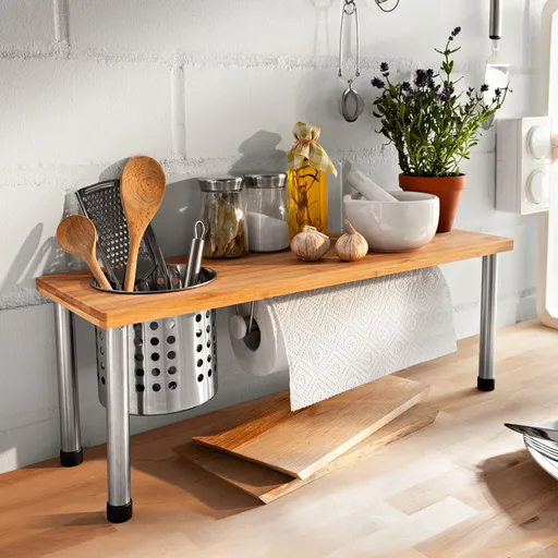 Organizator pentru bucătărie, bambus