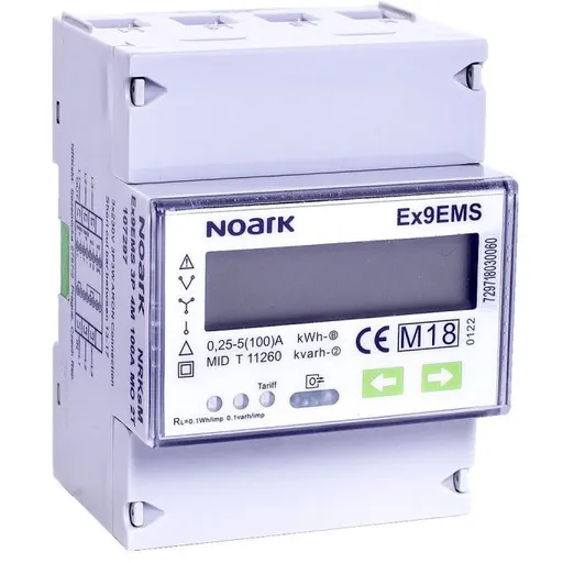 Contor de energie inteligent trifazat Ex9EMS 3P 4M 100A 2T Noark 107295