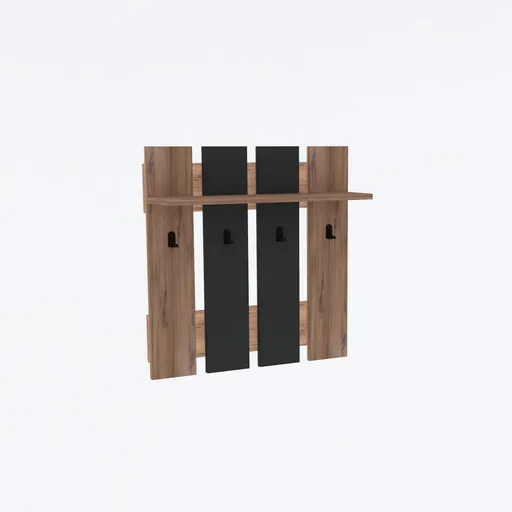 Cuier de perete Mita Walnut