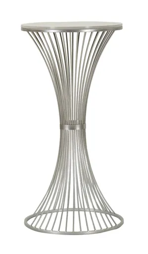 Mauro Ferretti Masa din fier si marmura cm ø 50x98 | Aosom Romania