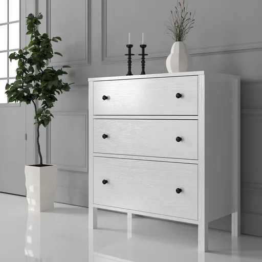 Dulap, Hanah Home, FRN-10022, 77x88x40 cm, Maro/Alb