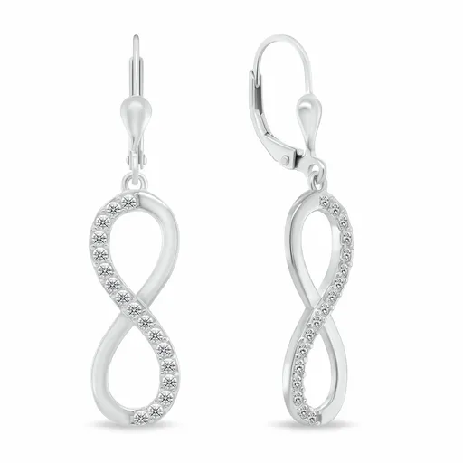 Brilio Silver Cercei la modă din argint ,Infinit EA272W