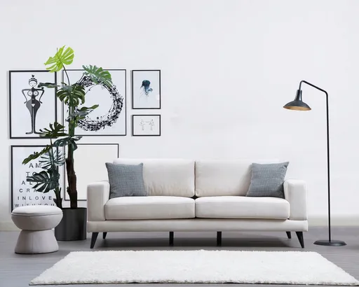 Canapea extensibila 3 locuri, Atelier del Sofa, 560ARE1318, Bej