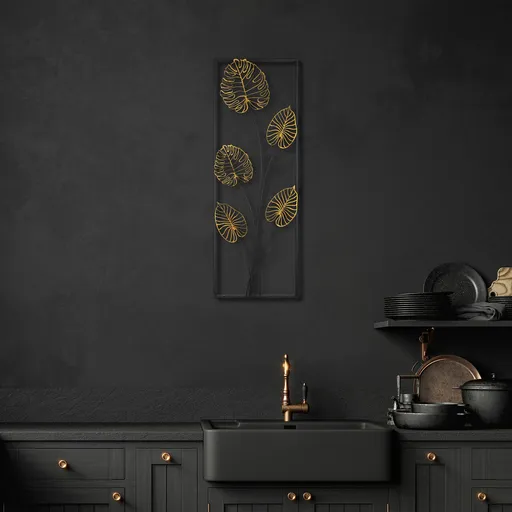 Decoratiune de perete, Strawberry, Dimensiune: 32 x 90 cm, Multicolor