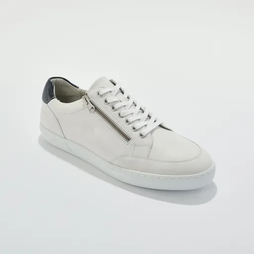 Adidași din piele cu inserție în spate