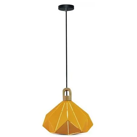 Pendul tavan soclu E27 32CM x 27CM - galben V-TAC SKU-3950