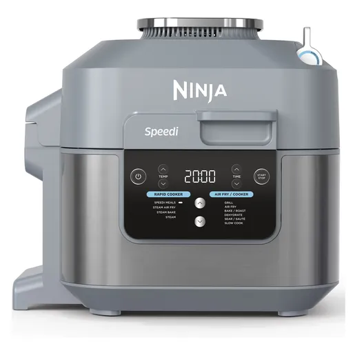 Multicooker sub presiune NINJA ON400EU, 1760W, 5.7L, Speedi Meals, 10 programe, Gri